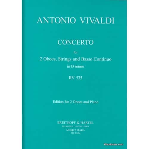 VIVALDI ANTONIO - CONCERTO IN D RV 535 - 2 OBOE, PIANO