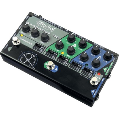 PREAMPLI EFFECTS PREAMP 2 BASSES 2 CHANNELS + OD