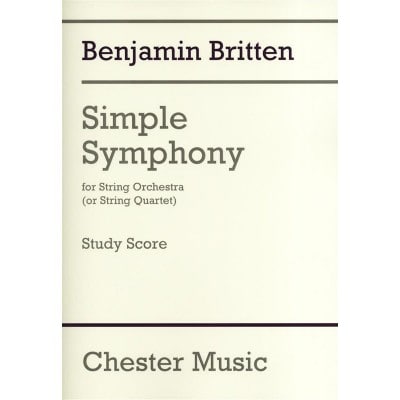  Britten B. - Simple Symphony For String Orchestra - Conducteur De Poche  