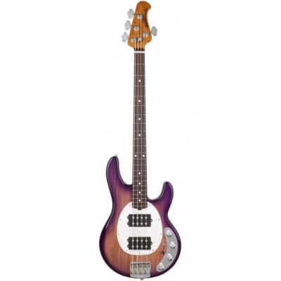 MUSIC MAN STINGRAY SPECIAL HH - PURPLE SUNSET - ERABLE FLAMME/PALISSANDRE - WHITE PEARLOID PG - CHROME