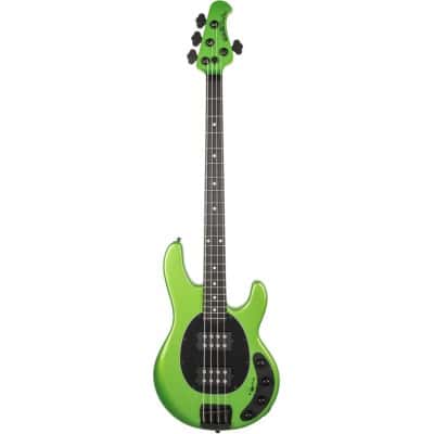 STINGRAY SPECIAL HH - KIWI GREEN - ERABLE FLAMME/EBENE - TETE ASSORTIE - PG NOIR - NOIR