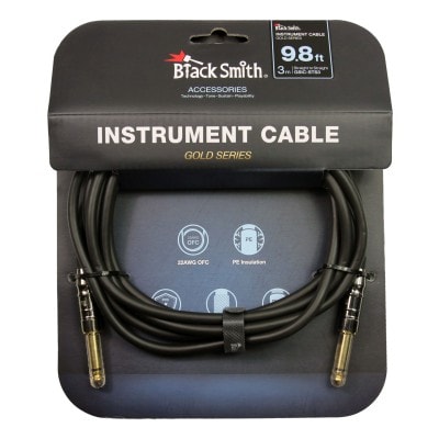BLACK SMITH STRINGS CABLE GUITARE 3M JACK JACK