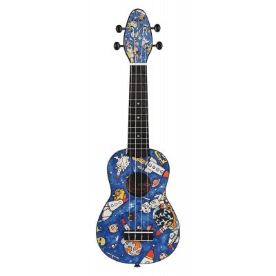 PACK UKULELE SOPRANO KEIKI SPACEMAN