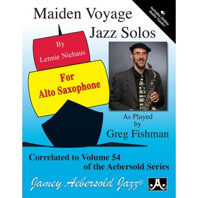  Maiden Voyage Jazz Solos For Alto Sax + Cd