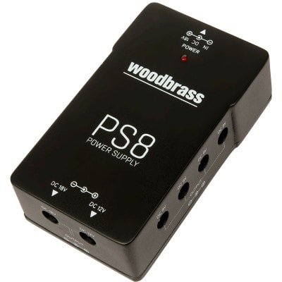 WOODBRASS PS8 ALIMENTATION 10 PEDALES 9V 12V 18V