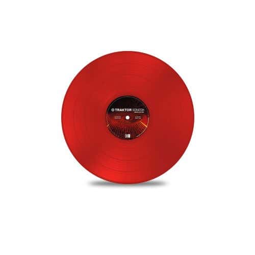 TRAKTOR SCRATCH CONTROL VINYL MK2 ROUGE (UNITÉ)