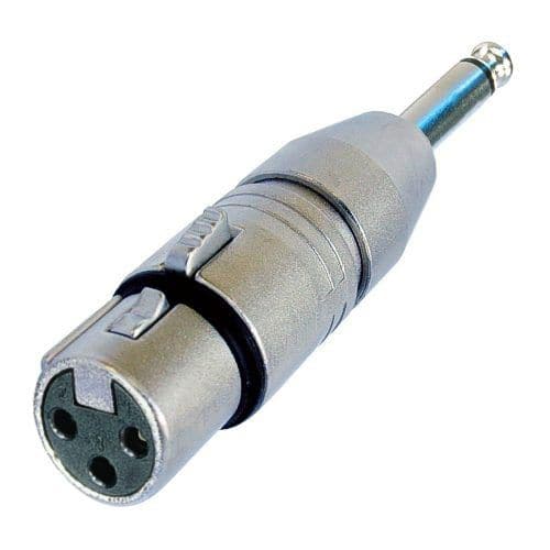 NA2FP - ADAPTATEUR XLR 3 FEMELLE / JACK MONO MALE 6,35 MM