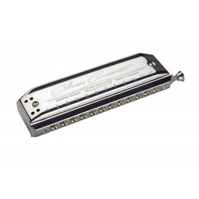 HOHNER CONCERTO ARGENT C/DO - 12 TROUS