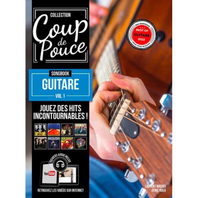 COUP DE POUCE METHODE SONGBOOK GUITARE VOL 1