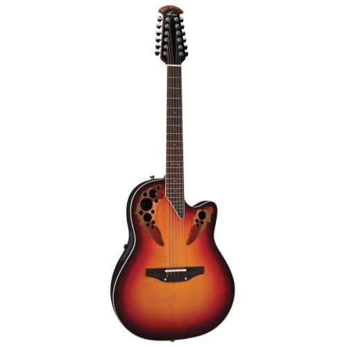 ELEKTRO-AKOESTISCHE GITAAR STANDARD ELITE DEEP CONTOUR CUTAWAY 12-STRING NEW ENGLAND BURST