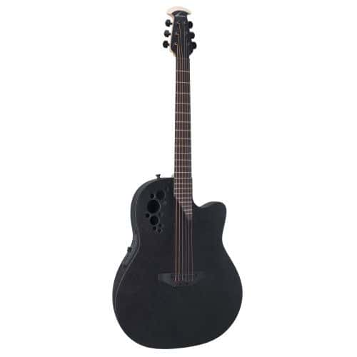 ELITE TX DEEP CONTOUR CUTAWAY BLACK TEXTURED