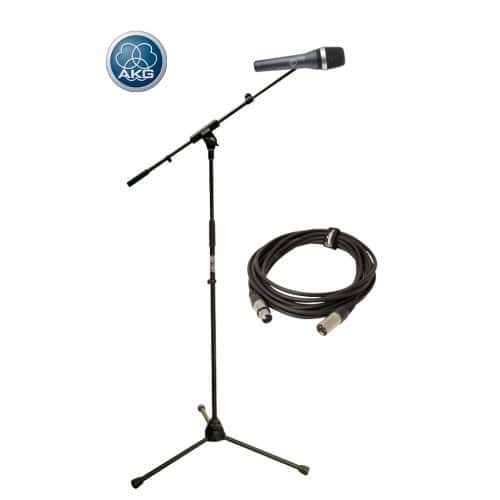 AKG D5 + CABLE XLR + PIED MICRO