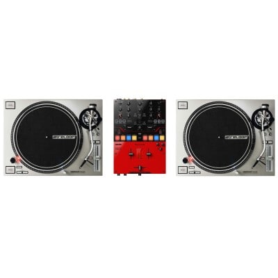 PACK REGIE DJ VINYLE : RP 7000 MK2 SILVER + DJM-S5