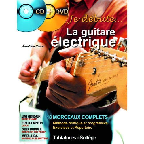 HIT DIFFUSION VIMONT J.P. - JE DEBUTE LA GUITARE ELECTRIQUE + CD + DVD