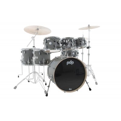 PDP BY DW CONCEPT MAPLE FINISH PLY CM7 KIT 22" SATIN PEWTER