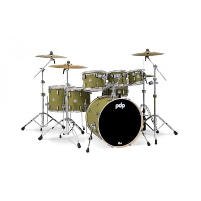 PDP BY DW CONCEPT MAPLE FINISH PLY CM7 KIT 22" SATIN OLIVE