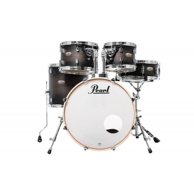 PEARL DRUMS DECADE MAPLE STUDIO FUSION 20 SATIN BLACK BURST (SANS HARDWARE)