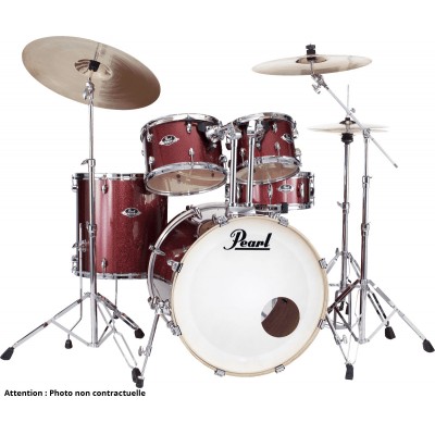 PEARL DRUMS EXPORT STANDARD 22 NOIR CHERRY GLITTER