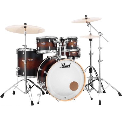 PEARL DRUMS DECADE MAPLE STAGE 22 SATIN BROWN BURST