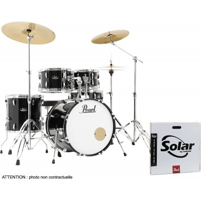 ROADSHOW FUSION 20 + B-50 JET BLACK + SOLAR CYMBALS