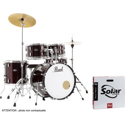 ROADSHOW FUSION 20 RED WINE + SOLAR CYMBALS