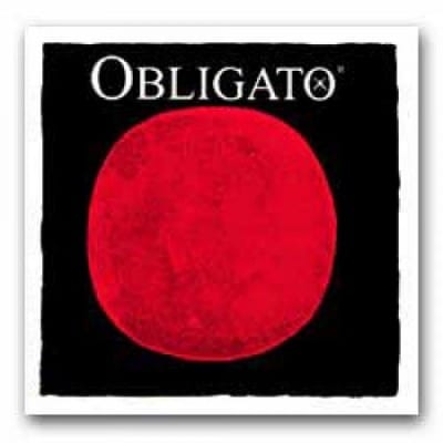 OBLIGATO E VIOLIN STRING STEEL/GOLD MEDIUM TENSION BALL END