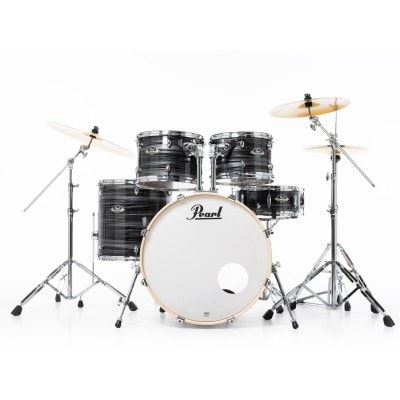PEARL DRUMS EXPORT STAGE 22 GRAPHITE SILVER TWIST