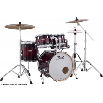 PEARL DRUMS DECADE MAPLE FUSION 20 GLOSS DEEP RED BURST