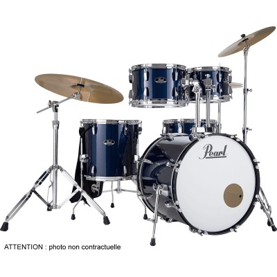 PEARL DRUMS ROADSHOW FUSION 20 + B-50 + RIDE 20 ROYAL BLUE METALLIC