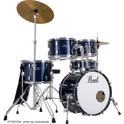 PEARL DRUMS ROADSHOW 18 + PACK SOLAR ROYAL BLUE METALLIC