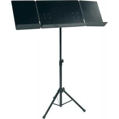 RTX PUVX PUPITRE D'ORCHESTRE 2 VOLETS PLIABLES - NOIR