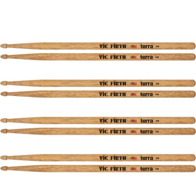 12-Pairs) Vic Firth® NOVA® 5A Hickory Drumsticks, Wood Sticks, Nylon -  Grass Roots Music Store