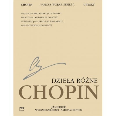 CHOPIN F. (EKIER) - VARIOUS WORKS - PIANO