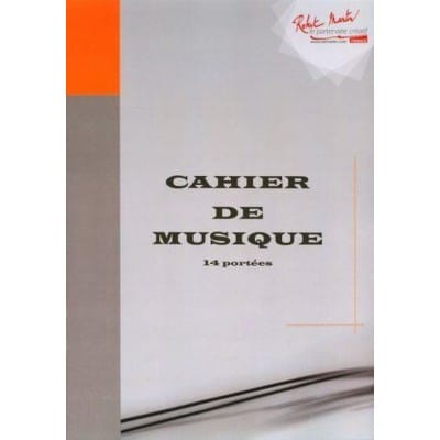  CAHIER DE MUSIQUE 14 PORTEES