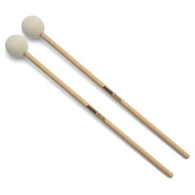 ET433 BAGUETTES TIMBALES TIMPANI FEUTRE 40MM HARD