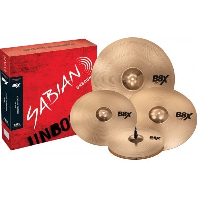 SABIAN SET B8X PERFORMANCE SET PLUS 14/16/20 + 18" CRASH