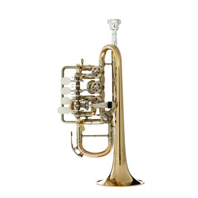 JS8111G-1-0D PICCOLO TRUMPET 4 VALVES - LACQUERED