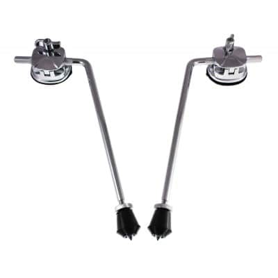 BDS2 - BASS DRUM SPURS WITH SQUARE BRACKETS (X2)