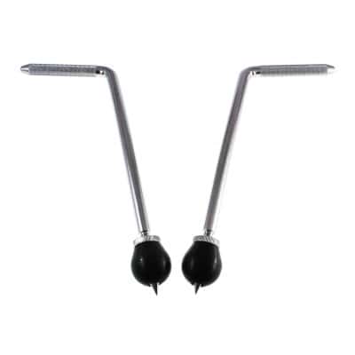 BDS6-105 - CURVED BASS DRUM SPURS / LEGS - 10.5MM (X2)