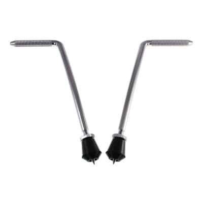 BDS7-12 - CURVED BASS DRUM SPURS / LEGS - 12MM (X2)