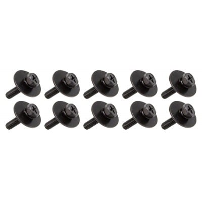 WSC4-14BK - M4 14MM - TORNILLOS SUJECCION BELLOTA PARA CASCO DE MADERA - NEGRO (X10)