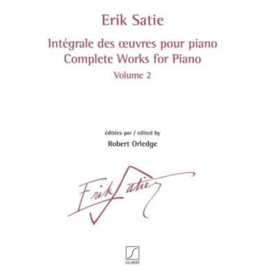  Satie Erik - Integrale Des Oeuvres Pour Piano Vol.2