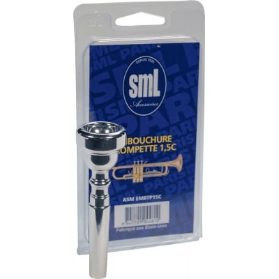 SML PARIS EMBOUCHURE TROMPETTE ARGENTEE 1.5C