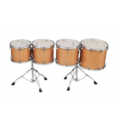 TAMA HIGH-PITCHED 4PC CONCERT TOM SET VINTAGE ANTIQUE MAPLE