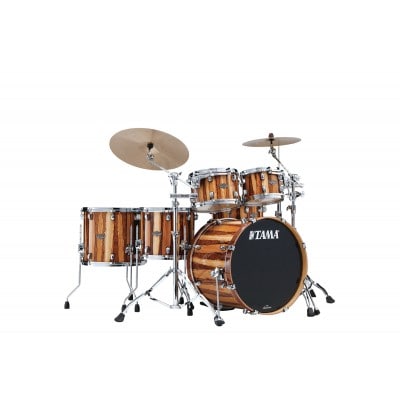 TAMA STARCLASSIC PERFORMER 5-PIECE SHELL PACK WITH 22" BASS DRUM CARAMEL AURORA