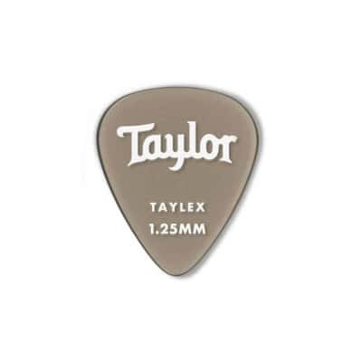 PREMIUM 351 TAYLEX PICKS SMOKE GREY 1.25MM 6-PACK