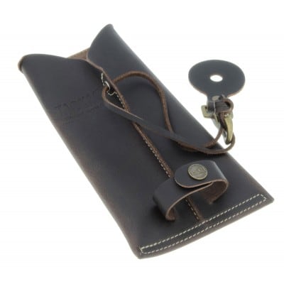 TACKLE INSTRUMENT LEATHER HI-HAT HOOK STICK HOLDER BROWN