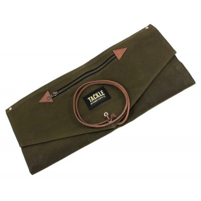 ROLL UP SAC BAGUETTE WAXED CANVAS - VERT