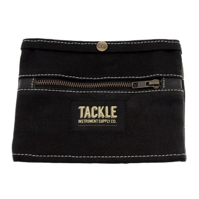 TACKLE INSTRUMENTS POCHETTE EN TOILE CIREE - NOIR