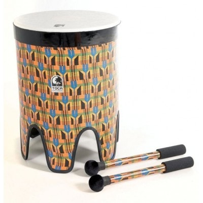 TOCA NESTING DRUMS TOM TOM FREESTYLE II 16" TF2NT-16K Kente cloth